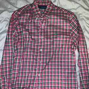 Men Ralph Lauren long sleeve button down. Size Medium. Slim fitting.
